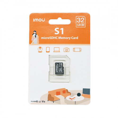 Карта памяти MicroSD IMOU 32GB ST2-32-S1 Class 10, U1 