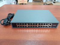 PoE-коммутатор 24-портовый F2420GBL-A (24 POE x 100MB/s + 2UpLink x 1000MB/s / 400W)