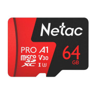 Карта памяти MicroSD Netac 64GB P500 Extreme Pro